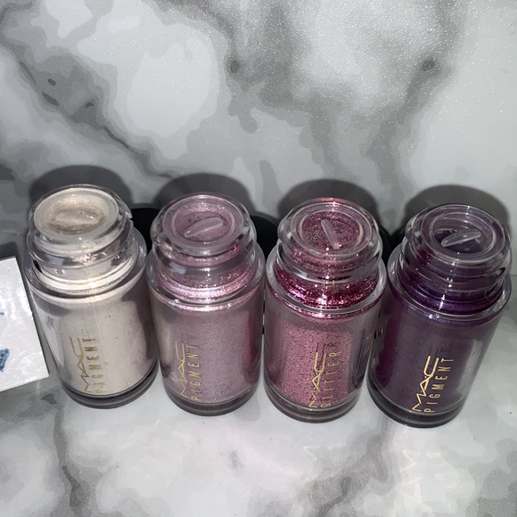 Nocturnals Silver & Violet Set MAC PIGMENT & GLITTER SET - Picture 6 of 17